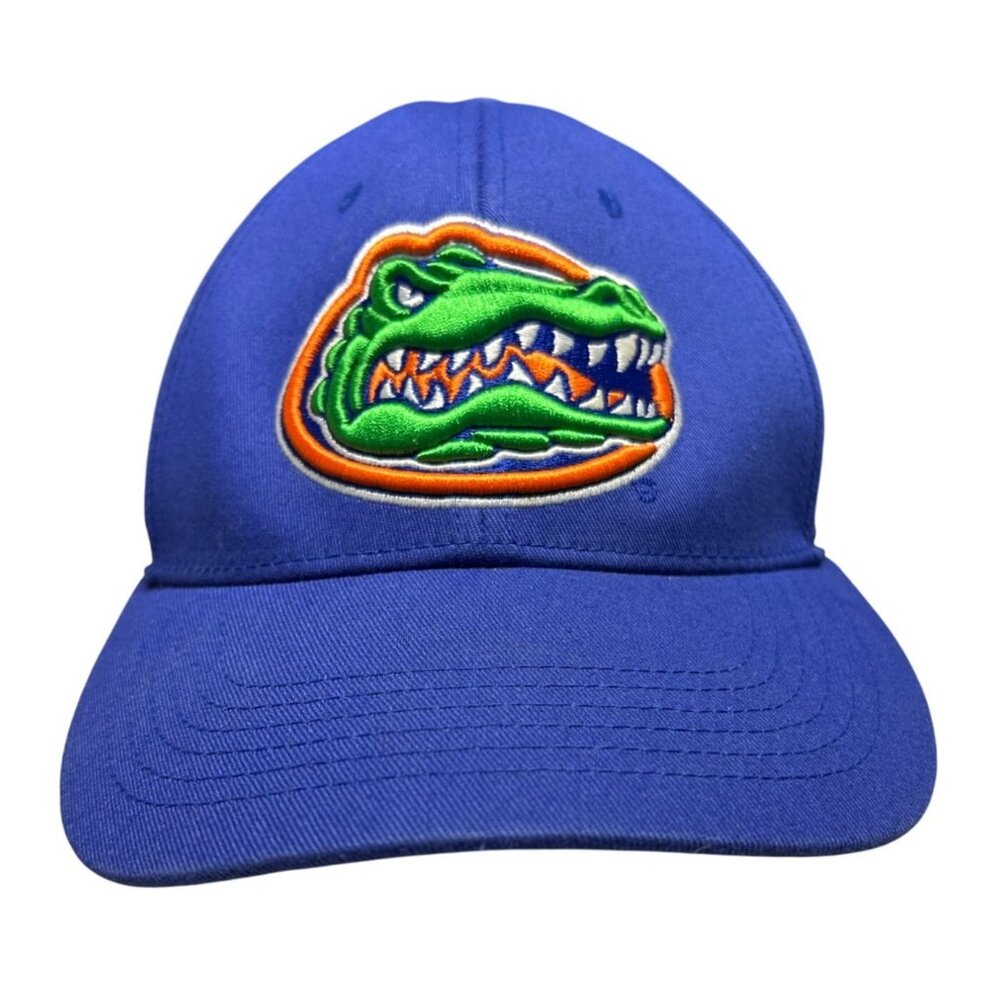 Florida Gators Hat Blue Baseball Cap Embroidered Logo One Size Stretch Fit